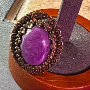 Sorrelli Brass Tone Adjustable Ring Size 7